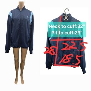 BNWOT Men's K-Swiss Warm-Up JacketSize L